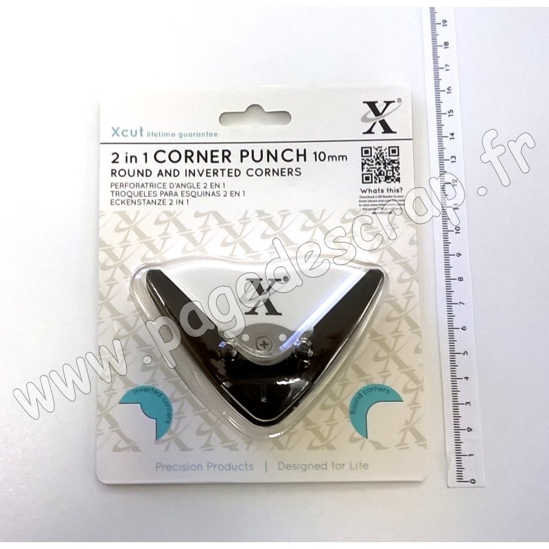 DOCRAFTS XCUT CORNER PUNCH 2 IN 1 CORNER PUNCH 10 mm (round and