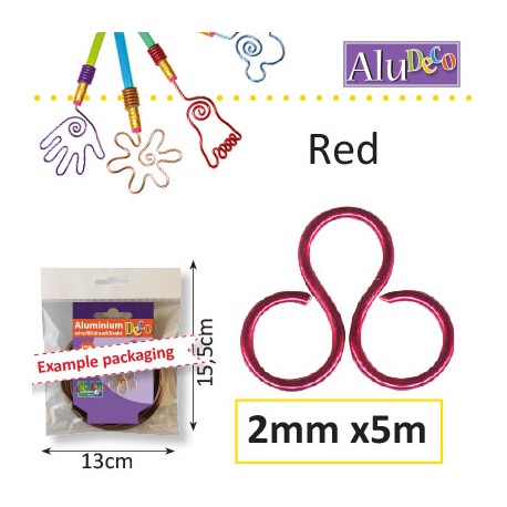 FIL ALU 2MM 5M ROUGE