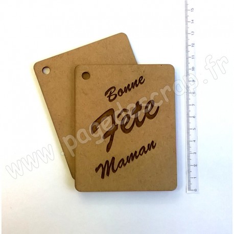 PDS MINI ALBUM BOIS BONNE FETE MAMAN 8 x 10 cm