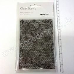 KAISERCRAFT TAMPON CLEAR BACKGROUNDFLORAL LACE
