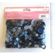 DOCRAFTS PAPERMANIA BOUTONS ASSORTIS  250gr BLEU