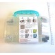 MEMORY KEEPERS CROP A DILE AQUA CASE  x100 eyelets