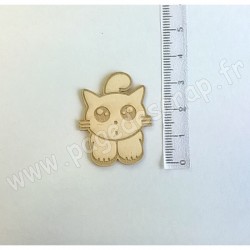 PDS SUJET BOIS FIN 1 mm MR CHAT COLLECTION ANIMAUX