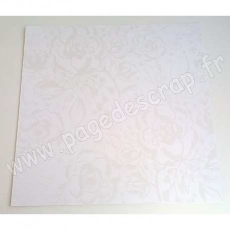 KAISERCRAFT WILDFLOWER FLORAL GLOSS 30.5 cm x 30.5 cm