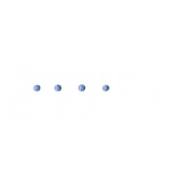 MINI ATT. ROND 100P BLEU CIEL