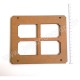 PDS CADRE BOIS 17 x 15 cm HOME DECO 4 FENETRES