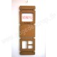 PDS CADRE BOIS 17 x 15 cm HOME DECO 3 FENETRES