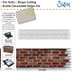 DECORATIVE STRIP DIE BRICK WALL