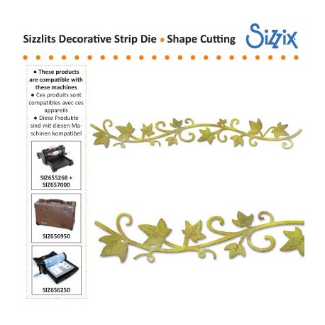 SIZZLITS DECORATIVE STRIP DIE VINE