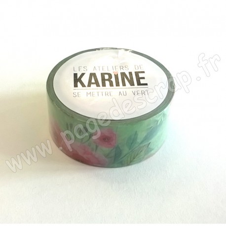 LES ATELIERS DE KARINE MASKING TAPE FLORAL