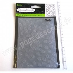 DARICE EMBOSSING TEMPLATE SEQUINS BACKGROUND 10,8 cm x 14,6 cm