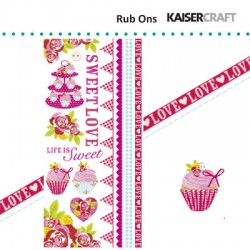 KAISER CRAFT TEA PARTY RUB ONS