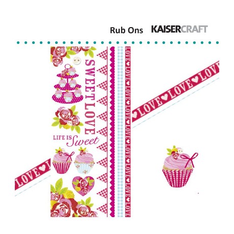 KAISER CRAFT TEA PARTY RUB ONS