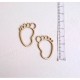 PDS SUJET BOIS FIN 1 mm PIEDS BEBE DETOURES COLLECTION NAISSANCE