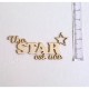 PDS SUJET BOIS FIN 1 mm UNE STAR EST NEE COLLECTION NAISSANCE