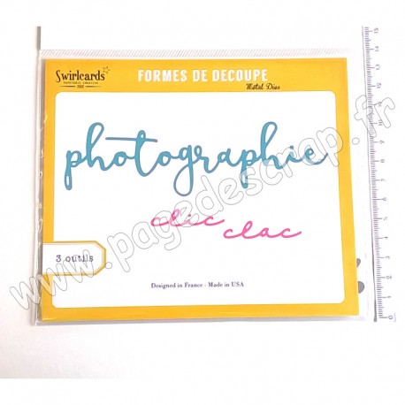 SWIRLCARDS DIES PHOTOGRAPHIE 3 outils