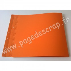 SCRAPFACTORY PAGE DOUBLE ORANGE