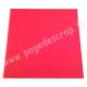 ARTEMIO FEUILLE SIMILI CUIR 30 cm x 30 cm 0,7 mm FUCHSIA