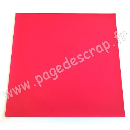 ARTEMIO FEUILLE SIMILI CUIR 30 cm x 30 cm 0,7 mm FUCHSIA