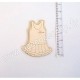 PDS SUJET BOIS FIN 1 mm PETITE ROBE COLLECTION NAISSANCE