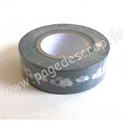 RAYHER WASHI TAPE NUAGES 15 mm x 15m