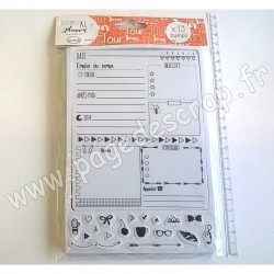 ALADINE TAMPON STAMPO PLANNER PAGE JOUR