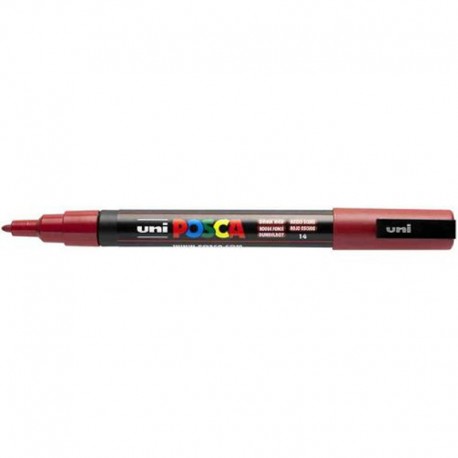 POSCA ROUGE FONCE POINTE CONIQUE FINE 1.5 mm