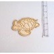 PDS SUJET BOIS FIN 1 mm TORTUE