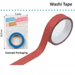 GLITTER TAPE RED