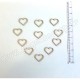 PDS SUJET BOIS FIN 1mm MINI COEUR DETOURE  x10