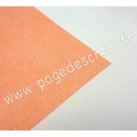 CARDSTOCK VINTAGE PECHE 30.5 cm x 30.5 cm