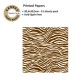 CANVAS CORP PRINTED PAPER CHOCO IVORY ZEBRA