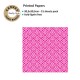 CANVAS CORP PRINTED PAPER HOT PINK WHITE DAMASK