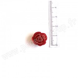 EPHEMERIA ROSE EN RESINE BORDEAUX