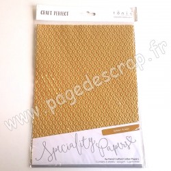 TONIC STUDIOS CRAFT PERFECT PAPIER SPECIAL A4 x5 150g GOLDEN SCALES