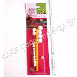 VAESSEN CREATIVE OUTIL POUR CRAIE + 15 POM-POMS