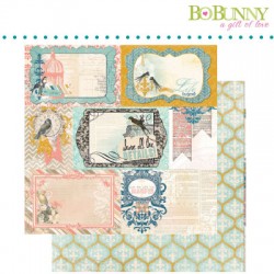 BO BUNNY THE AVENUES TRELLIS PAPER