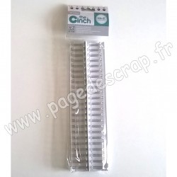 WE R MEMORY KEEPERS THE CINCH FILS POUR RELIURES 1,9 cm 30,5 cm ARGENT x2