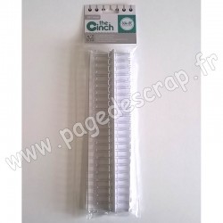 WE R MEMORY KEEPERS THE CINCH FILS POUR RELIURES 1,9 cm 30,5 cm BLANC x2
