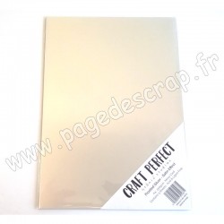TONIC STUDIOS CRAFT PERFECT MIRROR CARD SATIN A4 x5 250g FROSTED SILVER