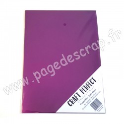 TONIC STUDIOS CRAFT PERFECT MIRROR CARD SATIN A4 x5 250g PURPLE MIST