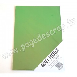 TONIC STUDIOS CRAFT PERFECT MIRROR CARD GLOSSY A4 x5 250g EMERALD GREEN