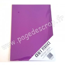 TONIC STUDIOS CRAFT PERFECT MIRROR CARD GLOSSY A4 x5 250g ELECTRIC PURPLE