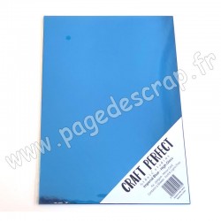 TONIC STUDIOS CRAFT PERFECT MIRROR CARD GLOSSY A4 x5 250g IMPERIAL BLUE