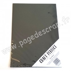 TONIC STUDIOS CRAFT PERFECT PEARLESCENT CARD A4 x5 250g ONYX BLACK