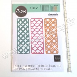 SIZZIX CARROTCAKE THINLITS DIE SET x3 CREATIVE BACKGROUNDS