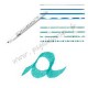 ZIG FEUTRE CALLIGRA TEAL