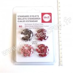 WE R MEMORY KEEPERS OEILLETS STANDARD ROUGE X60