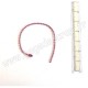 CHAÎNETTE BOULE ROSE FONCÉ 1,5 cm