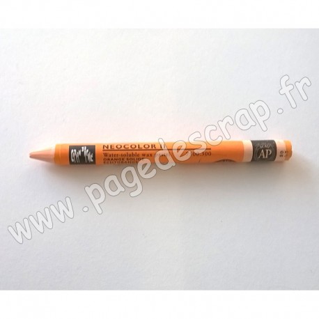 CARAN D'ACHE CRAIE NEOCOLOR II ORANGE SOLIDE 300